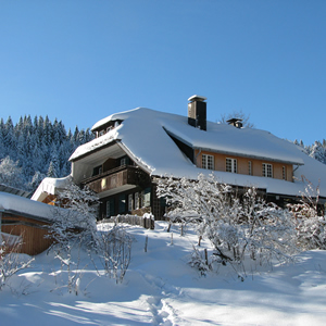 Haus Sonne im Winter
